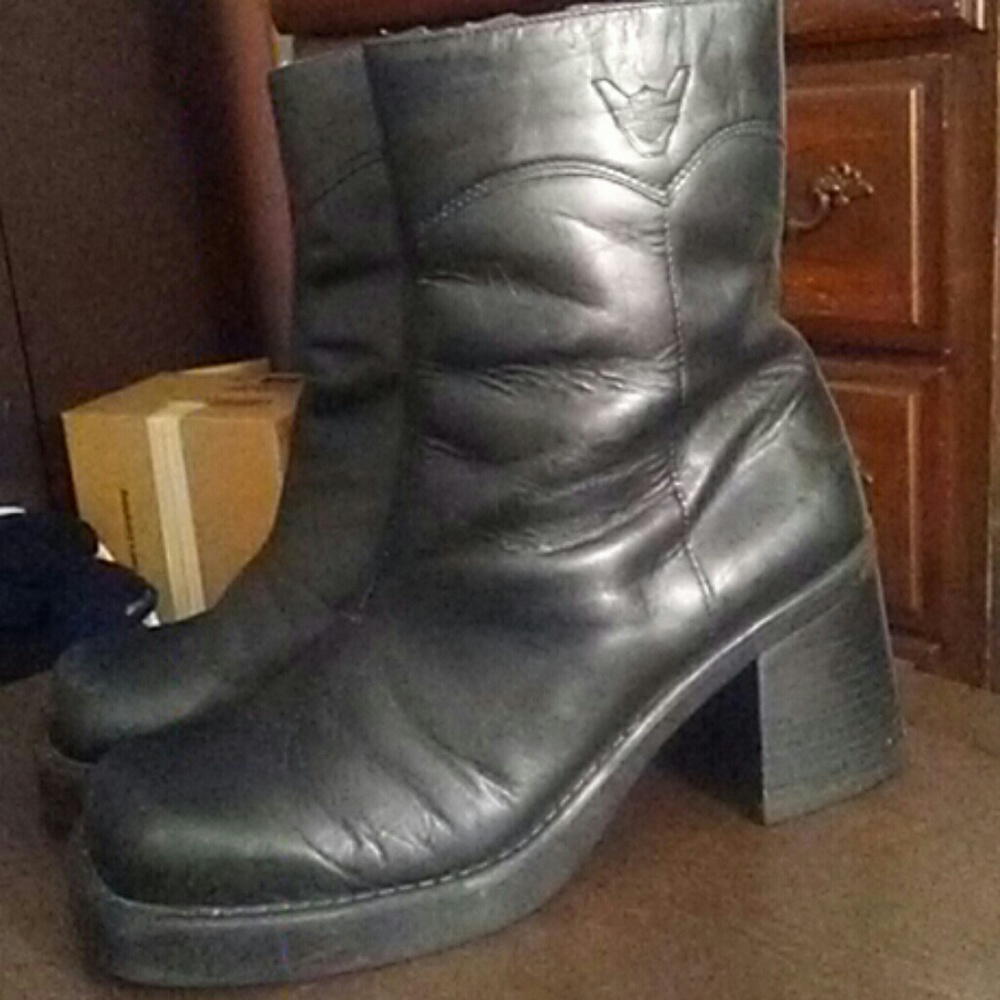 Harley-davidson leather boots